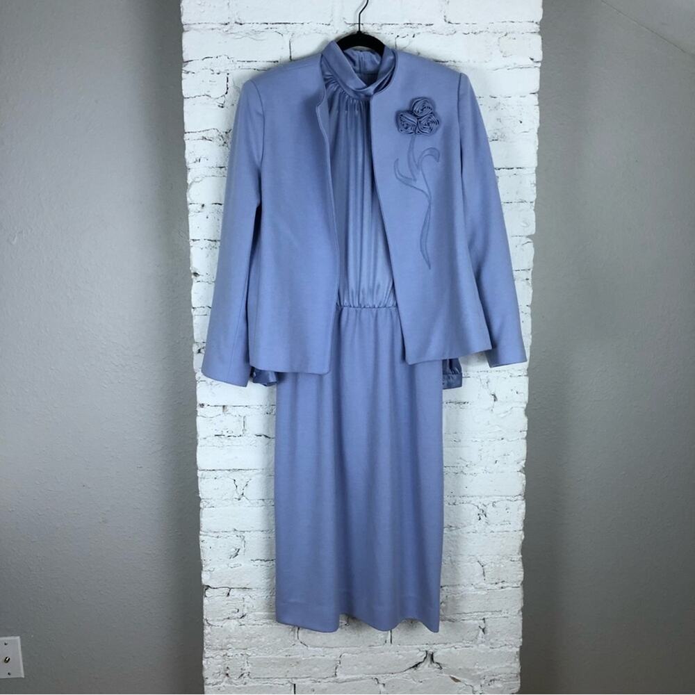Vintage Henry Lee Lavender Dress & Jacket Set